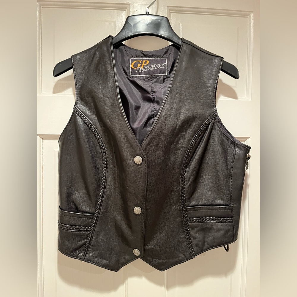 Leather Motorcycle Vest (women)